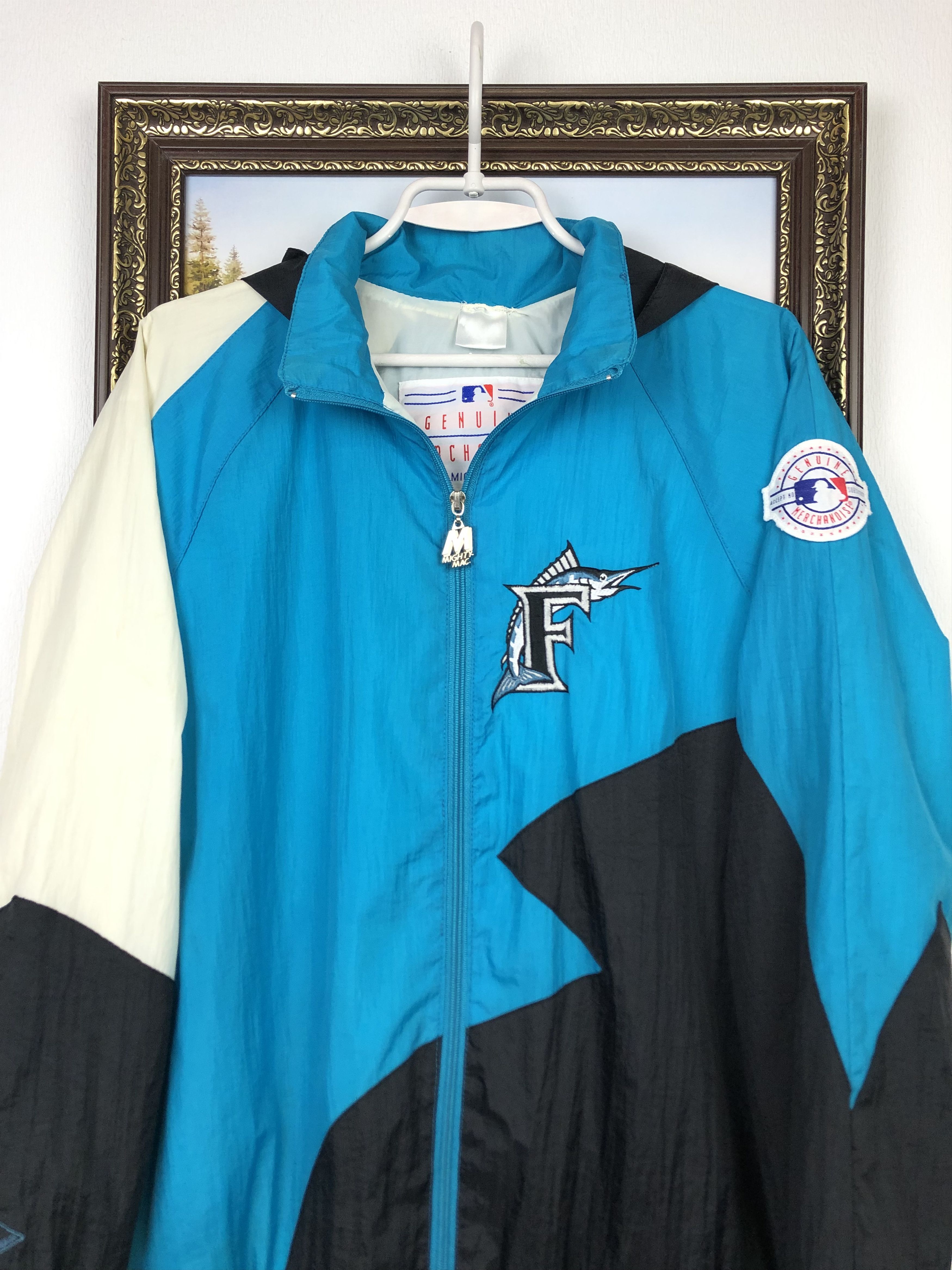 MLB Vintage MLB Florida Marlins Jacket Rare Windbreaker Bomber Size US S / EU 44-46 / 1 - 4 Thumbnail