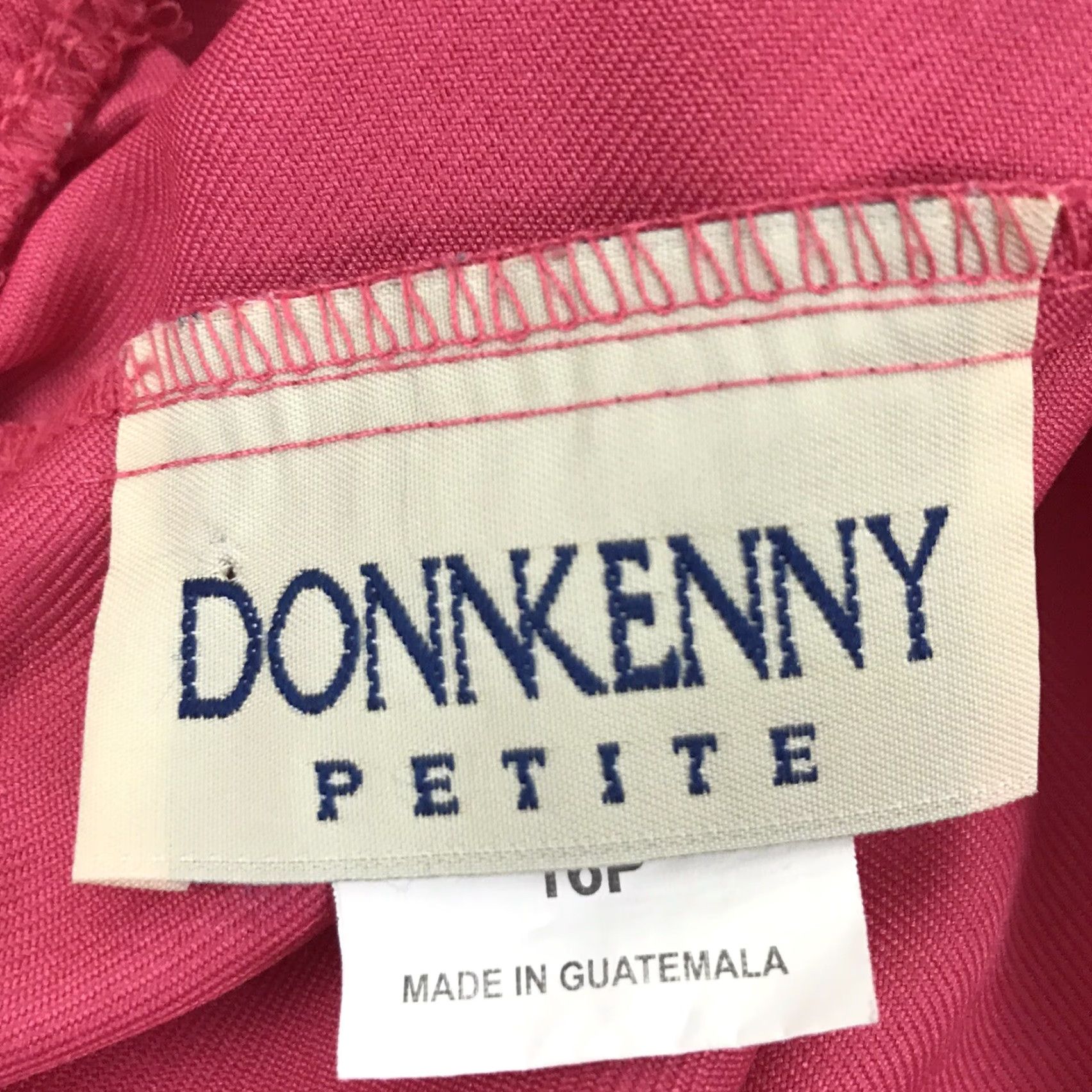 Vintage Vintage Donnkenny Pink Pull On Midi Straight Skirt Womens Size 16P Size 38" / US 16 / IT 52 - 7 Thumbnail