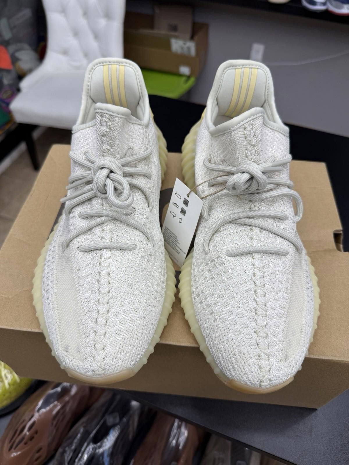 Adidas Adidas Yeezy Boost 350 V2 Sz 10 Light UV Authentic Brand New Size US 10 / EU 43 - 5 Thumbnail