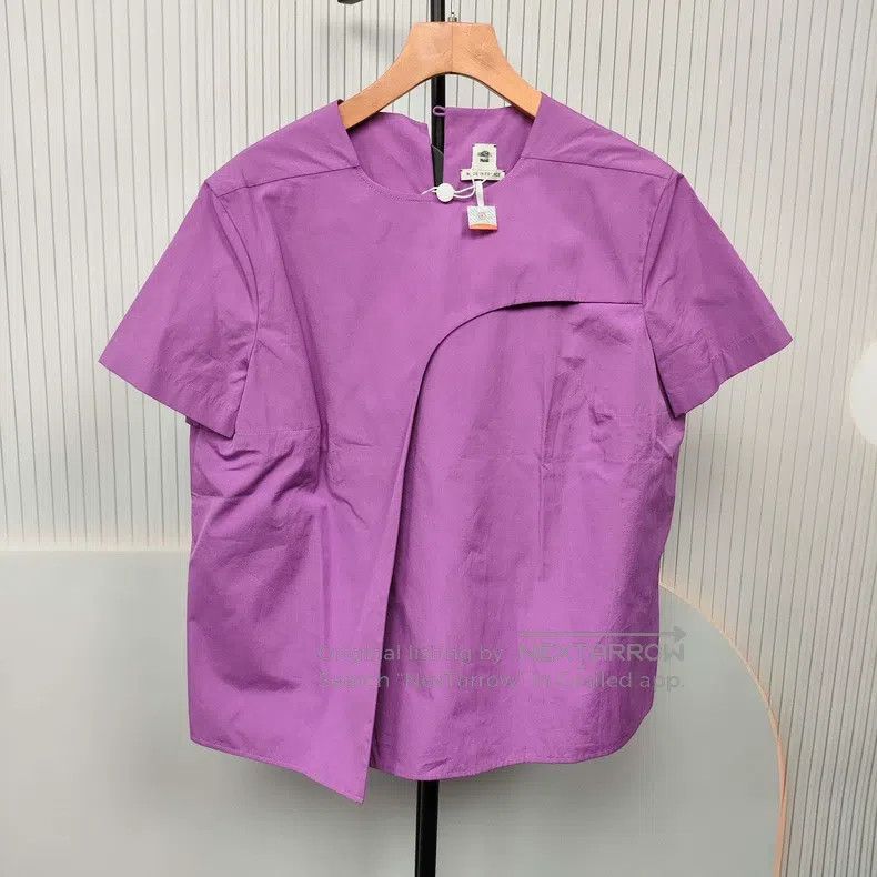Hermes Hermes Short sleeve, size 36, purple Size XS / US 0-2 / IT 36-38 - 1 Thumbnail