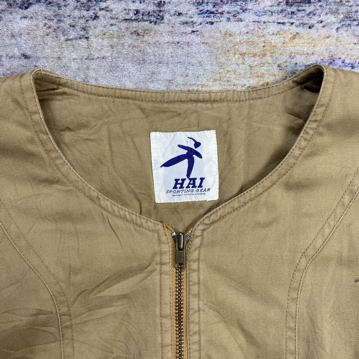 Hai Sporting Gear Vintage 90s Hai sporting gear collarless jacket Size US M / EU 48-50 / 2 - 5 Thumbnail