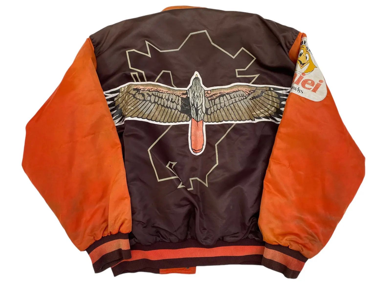 Vintage Vtg Jacket Bomber Daiei Hawks Size US L / EU 52-54 / 3 - 1 Thumbnail