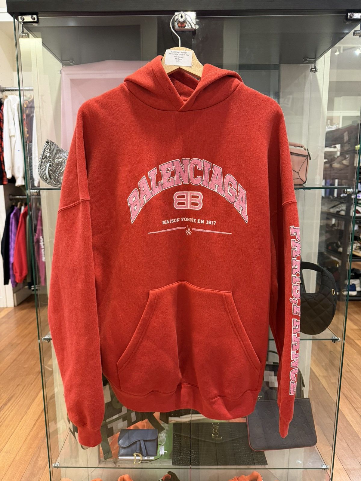 Balenciaga Balenciaga Maison Wide Fit Hoodie Size US M / EU 48-50 / 2 - 1 Thumbnail
