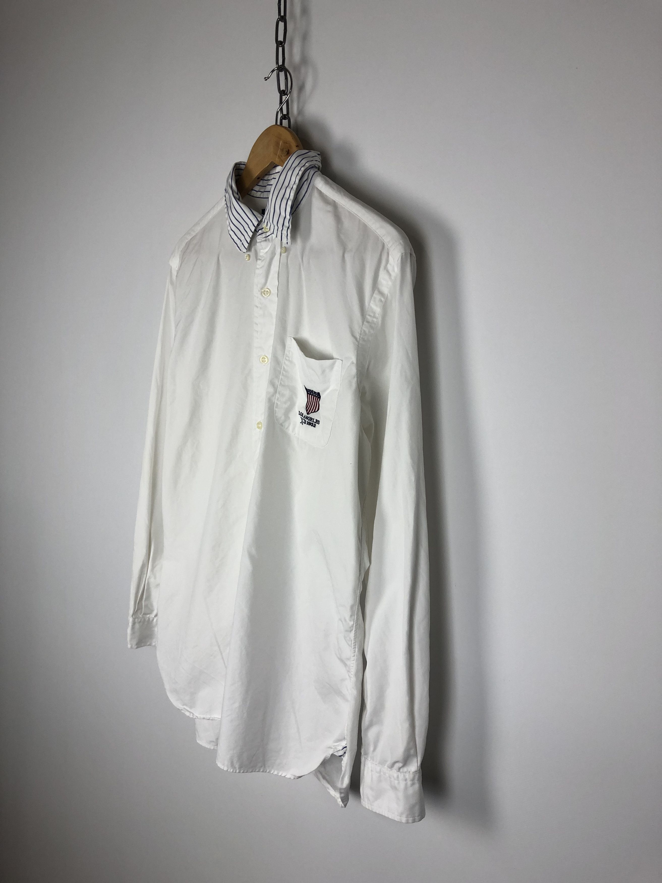 Polo Ralph Lauren Ralph Lauren Shirt Classic Fit Los Angeles Button White M Size US M / EU 48-50 / 2 - 6 Thumbnail