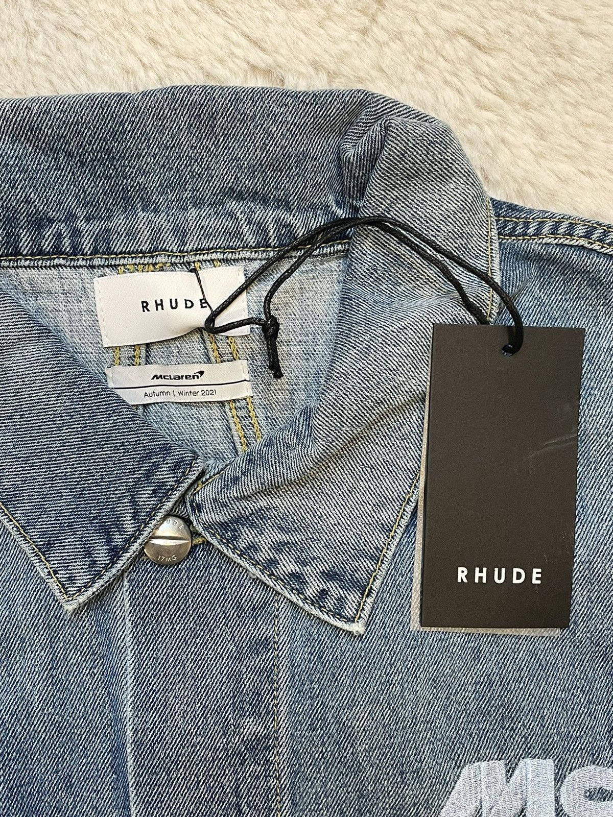 Rhude Rhude x Mclaren Denim Jacket Size US L / EU 52-54 / 3 - 6 Thumbnail