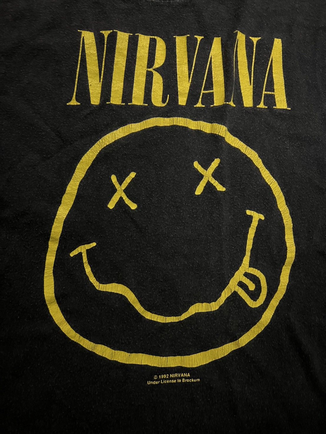 Nirvana Nirvana ( Smiley 1992 BROCKUM ) T Shirt Size US XL / EU 56 / 4 - 4 Thumbnail