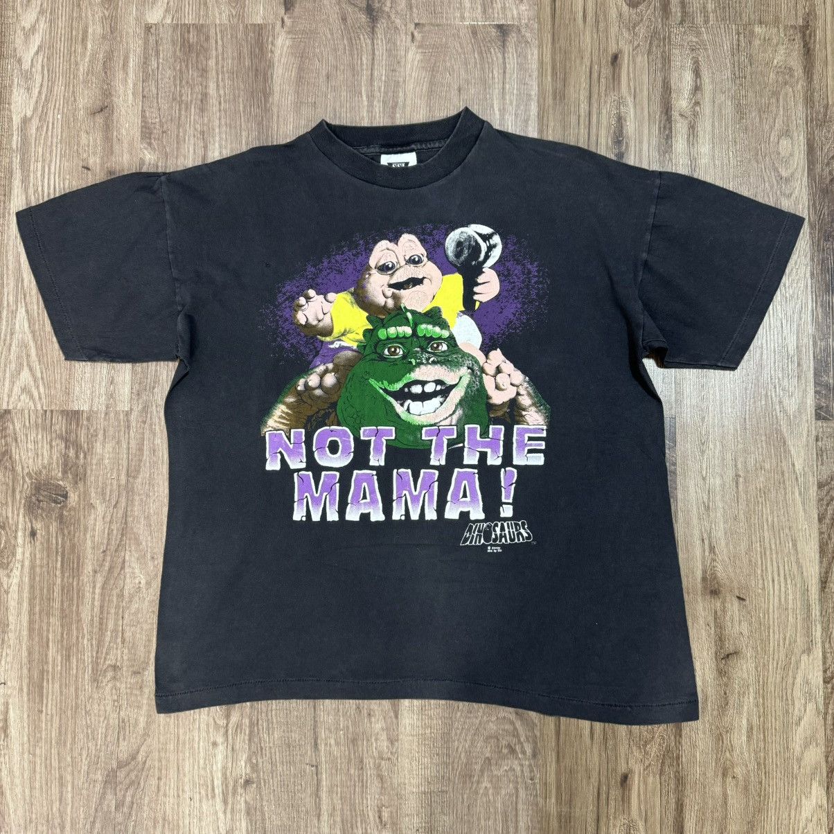 Vintage Vintage Dinosaurs TV Show Single Stitch T-Shirt Not the Mama Size US L / EU 52-54 / 3 - 1 Thumbnail