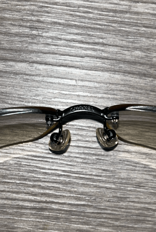 Chanel Chanel Sunglasses 4017-D Rhinestone Logo Rimless Vintage Size ONE SIZE - 6 Thumbnail