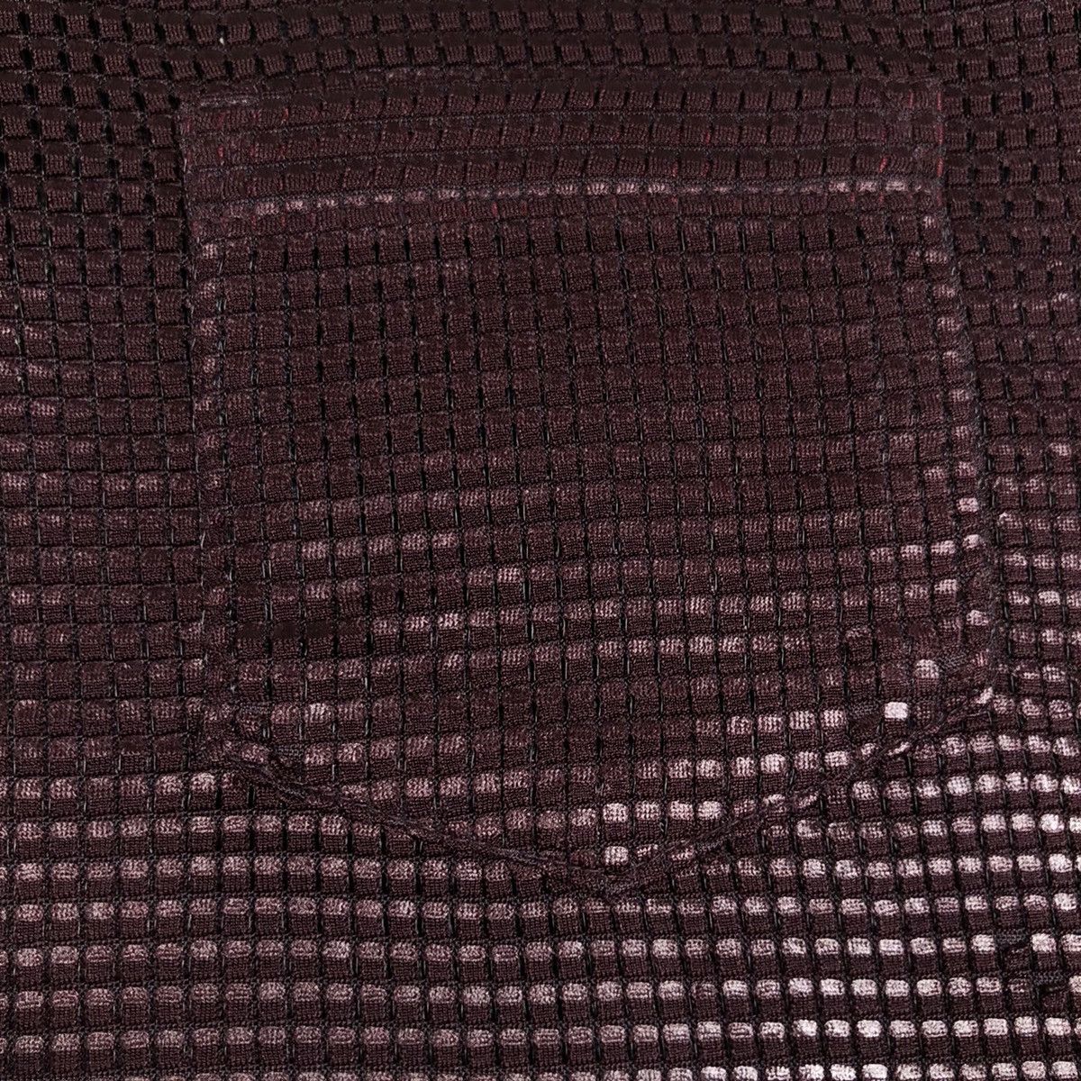 Japanese Brand Vintage 80s Jun Men Woven Transparent Mesh Half Zip Shirt Size US M / EU 48-50 / 2 - 11 Thumbnail