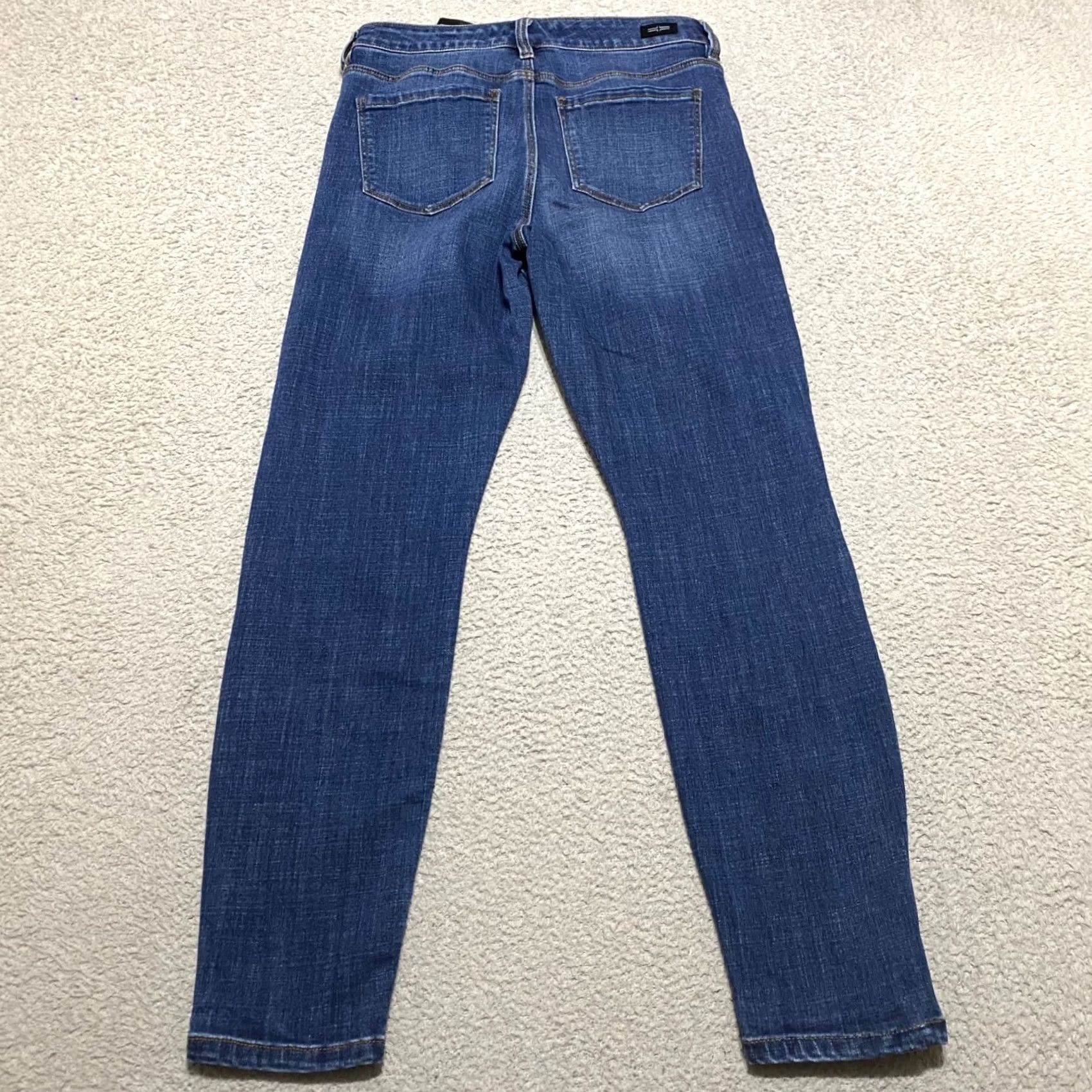 Vintage Liverpool Jeans Womens sz 6 Blue Denim High Rise Ankle Skinny Jeans Size 28" / US 6 / IT 42 - 2 Thumbnail