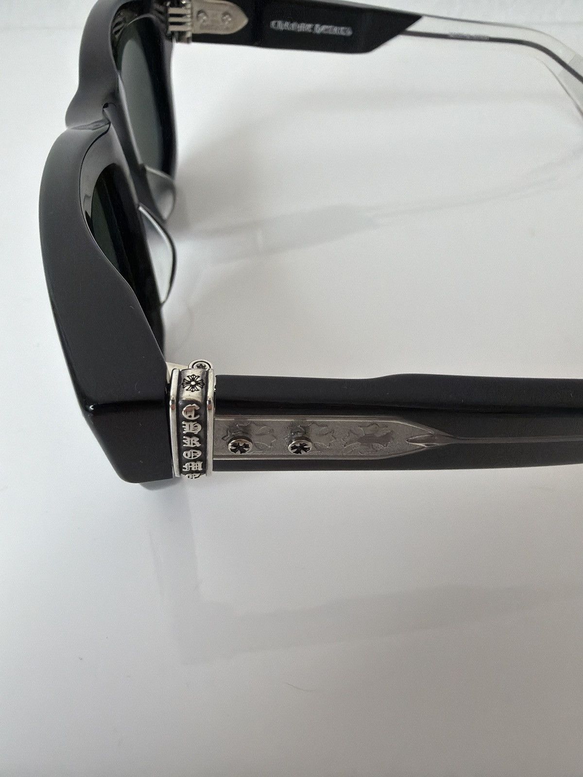 Chrome Hearts Chrome Hearts Dick Fitzener Sunglasses New Black Crystal Size ONE SIZE - 7 Thumbnail