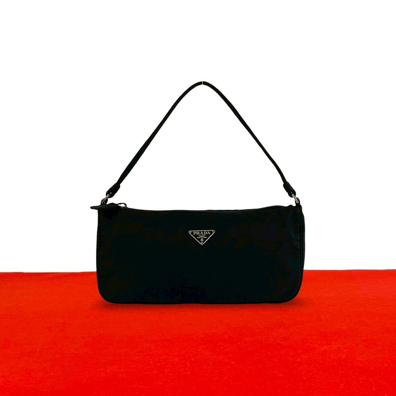 Prada Prada Prada Tessuto Handbag Textile Handbag DUTY FREE for USA Size ONE SIZE - 1 Thumbnail