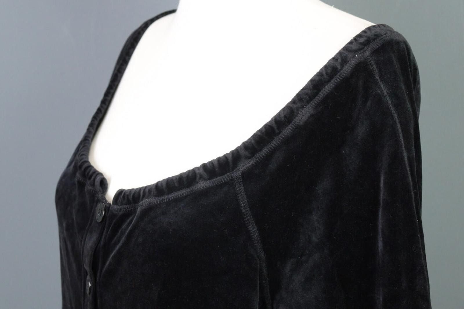 Sonia Rykiel Vintage Sonia Rykiel Black Button A-Line Short Dress Size XL Size XL / US 12-14 / IT 48-50 - 9 Thumbnail