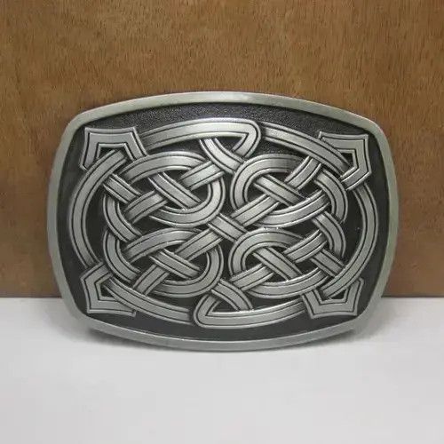Other Celtic Knot Belt Buckle Irish Ireland Punk Clover Size ONE SIZE - 3 Thumbnail