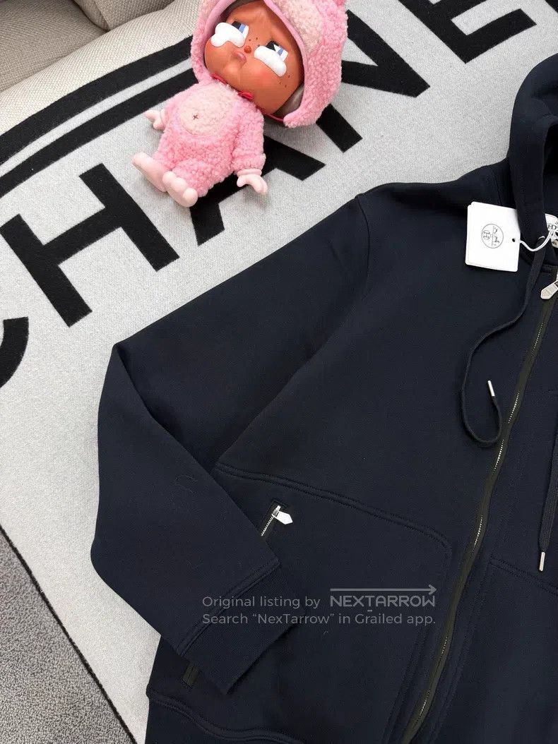Hermes Hermes Men's Hooded Sweatshirt Jacket Fall/Winter 2024 Size US M / EU 48-50 / 2 - 3 Thumbnail