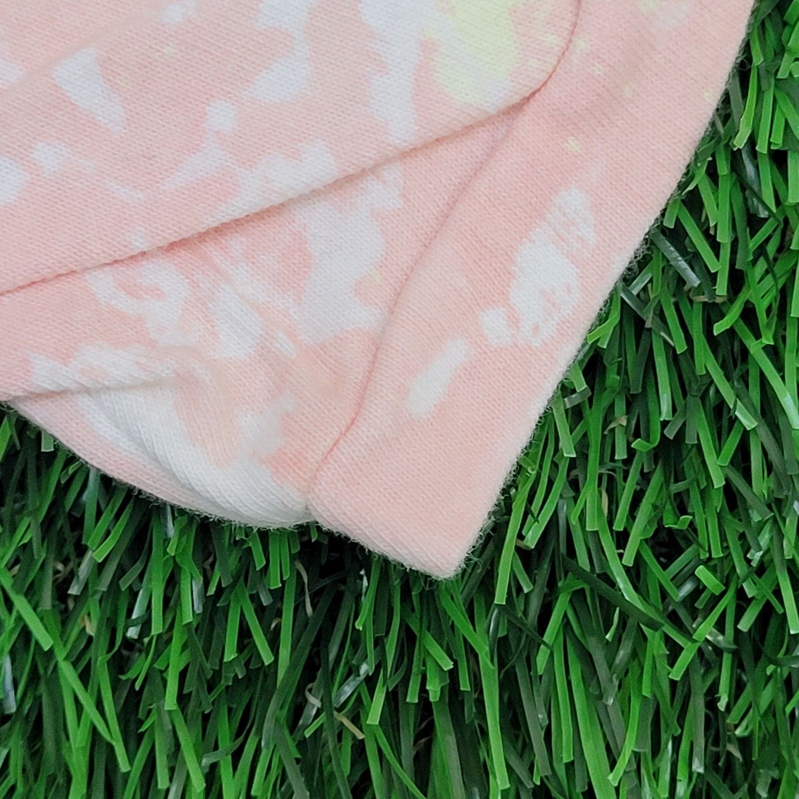 Vintage VTG 90s Pink and Yellow Bleached Tie-Dye T-Shirt XS Pastel Size US XS / EU 42 / 0 - 3 Thumbnail