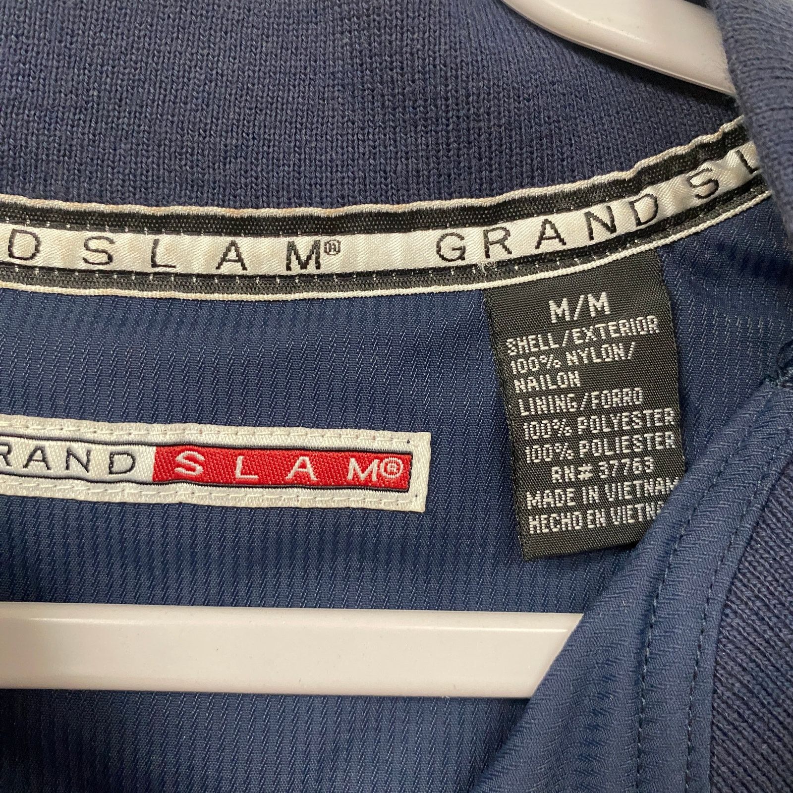 Grand Slam Grand Slam Mens Size M Blue Quarter Zip Jacket Size US M / EU 48-50 / 2 - 3 Thumbnail