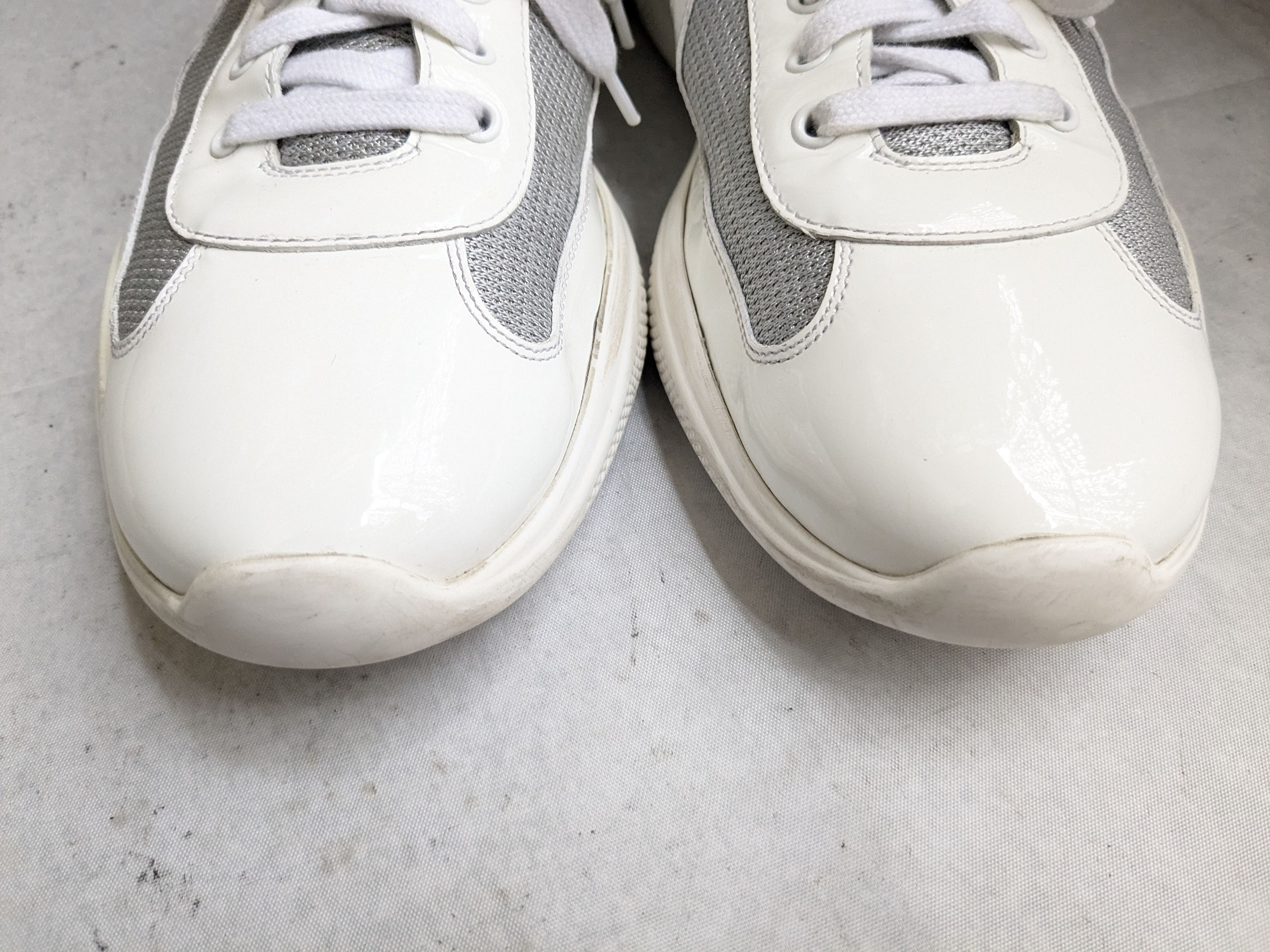 Prada Prada America's Cup Sneakers White Patent Leather 13 Size US 13 / EU 46 - 5 Thumbnail
