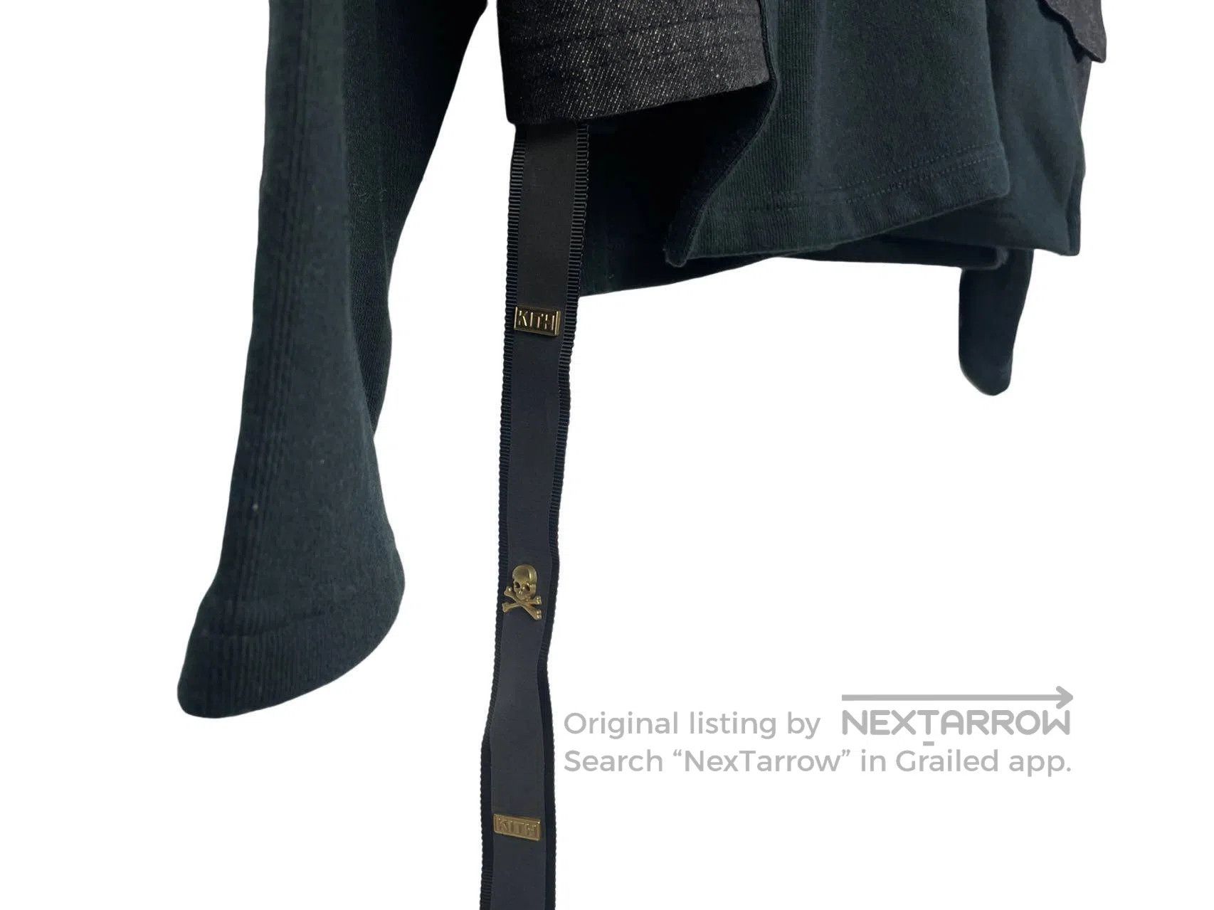 Kith KITH Black Hooded Fleece Skull Ribbon Sweatshirt Size US S / EU 44-46 / 1 - 4 Thumbnail