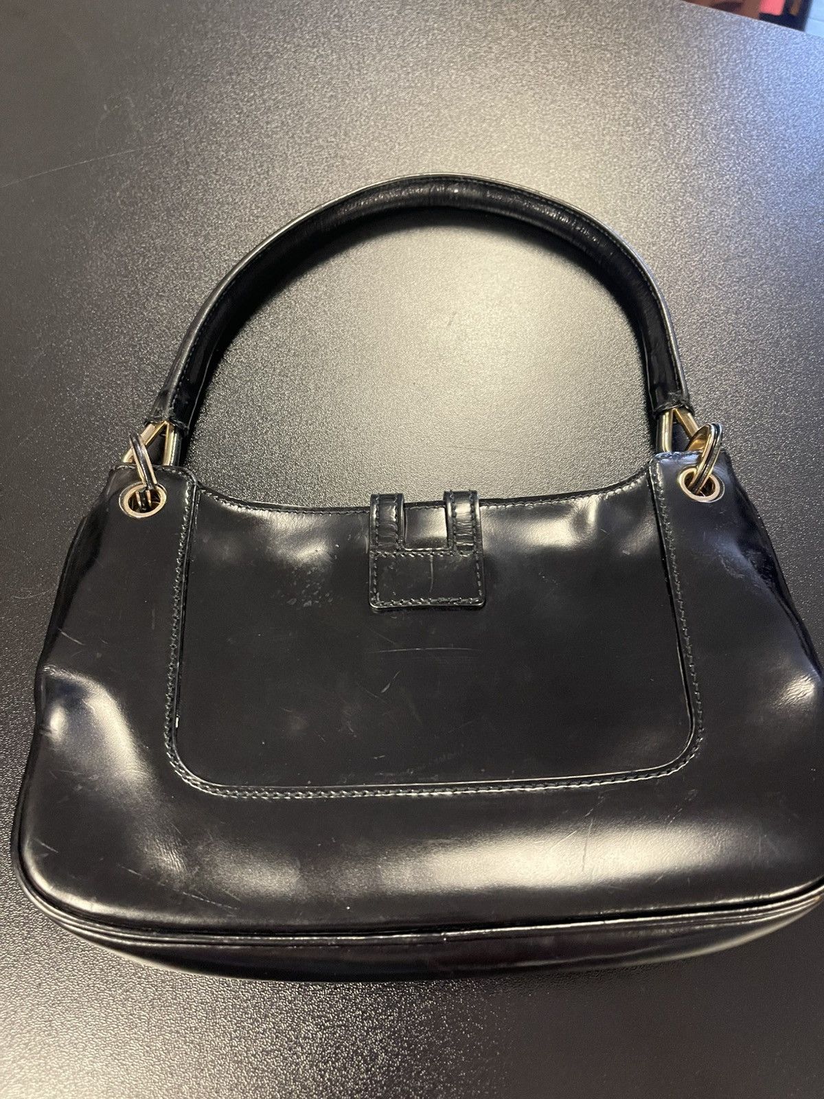 Gucci Gucci Patent Leather Jackie Black Great Condition! Size ONE SIZE - 3 Thumbnail
