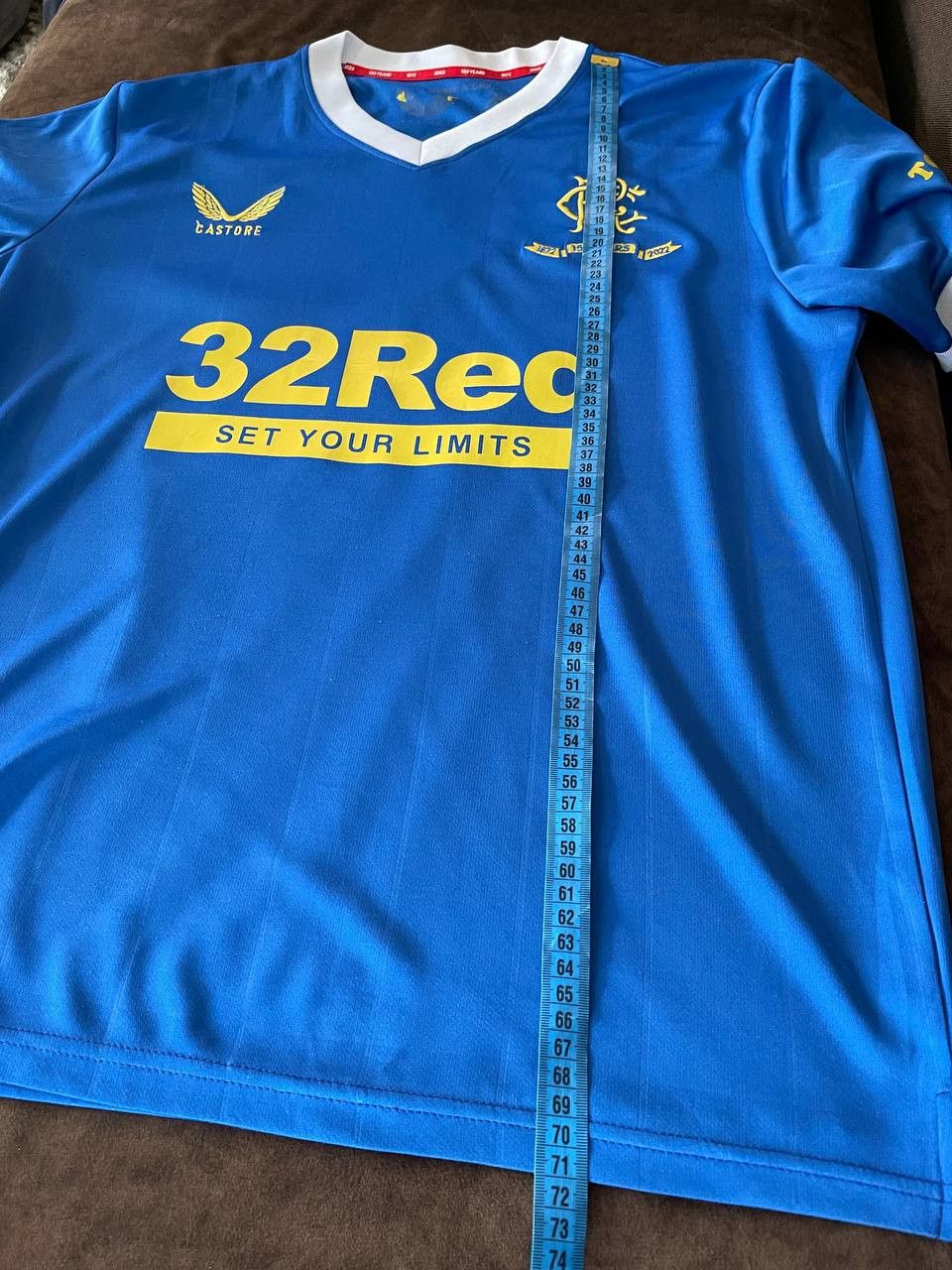 Vintage Glasgow Rangers 2021 2022 home soccer shirt jersey kit tee Size US L / EU 52-54 / 3 - 11 Thumbnail