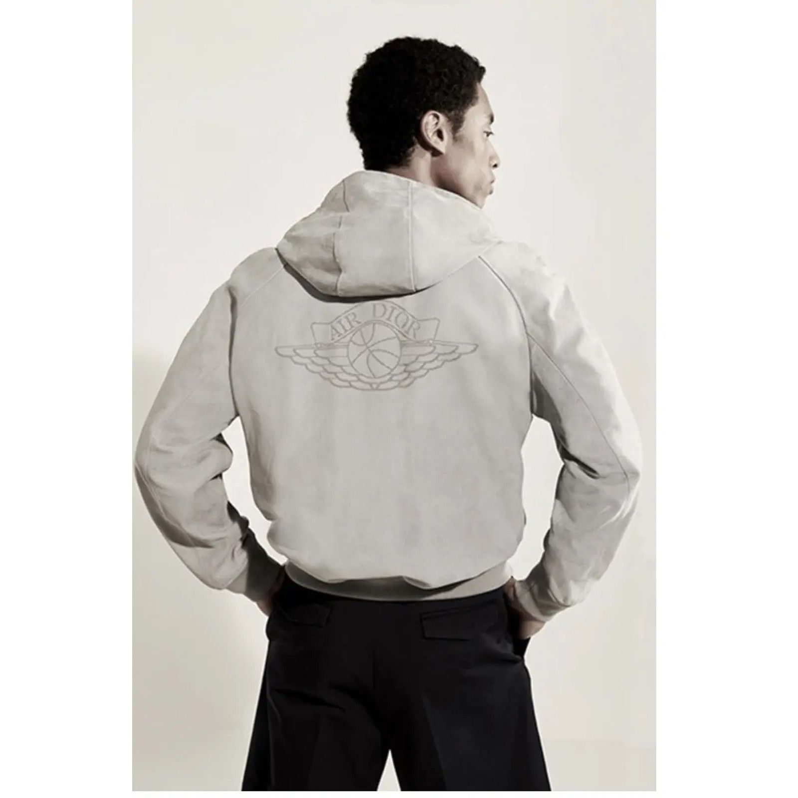 Dior Dior Air Leather Hooded Zip Up Zipper Hoodie Jacket 48 Size US M / EU 48-50 / 2 - 1 Thumbnail