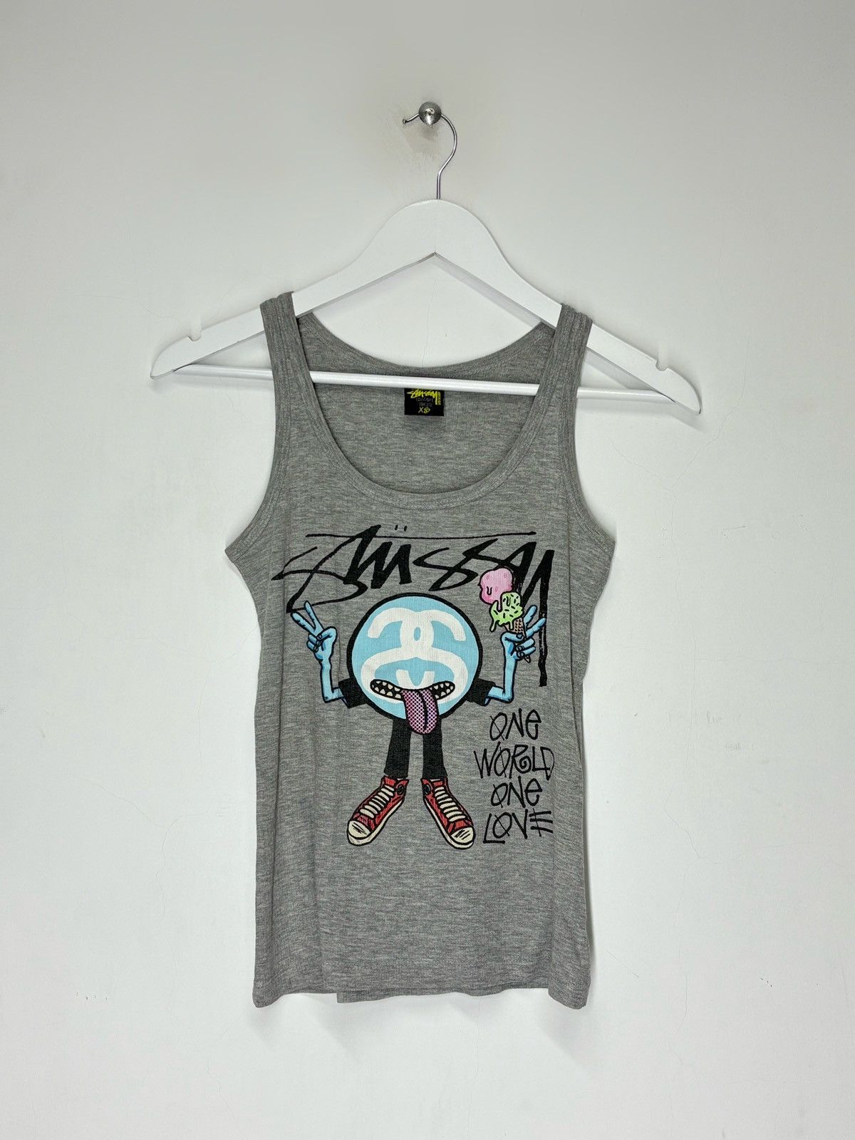DENIM TEARS × Stussy Denim Tears x Stussy Double S Wreath Gym Tank