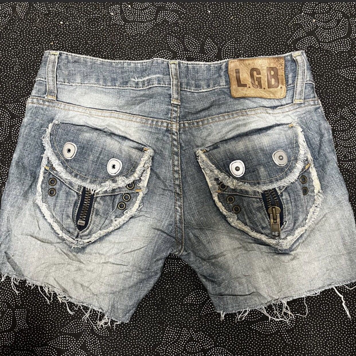 2000s L.G.B. If Six Was Nine Distressed Cut Denim