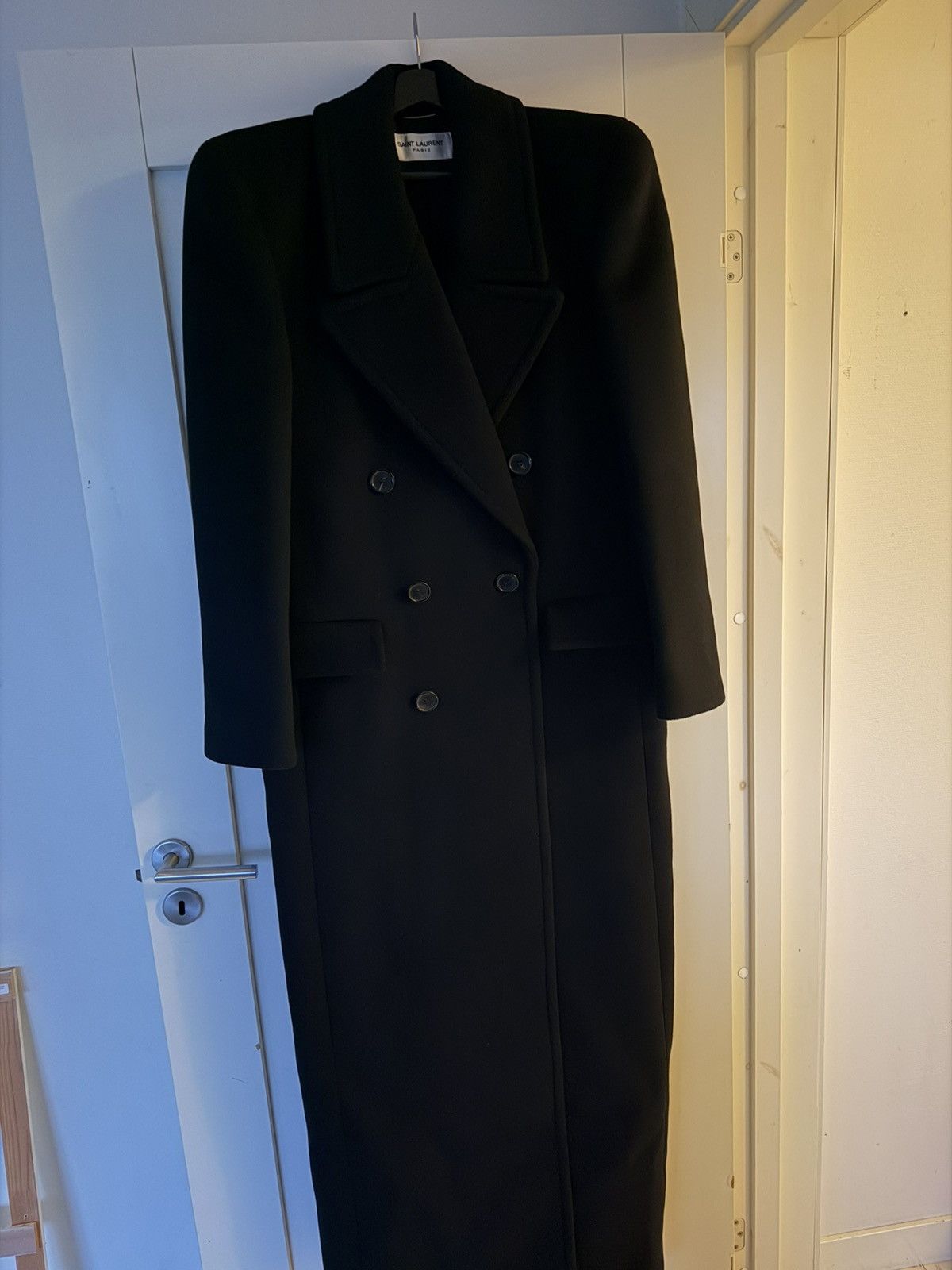 Saint Laurent Paris $9.6K VALUE Oversized Wool Coat Size US M / EU 48-50 / 2 - 1 Thumbnail