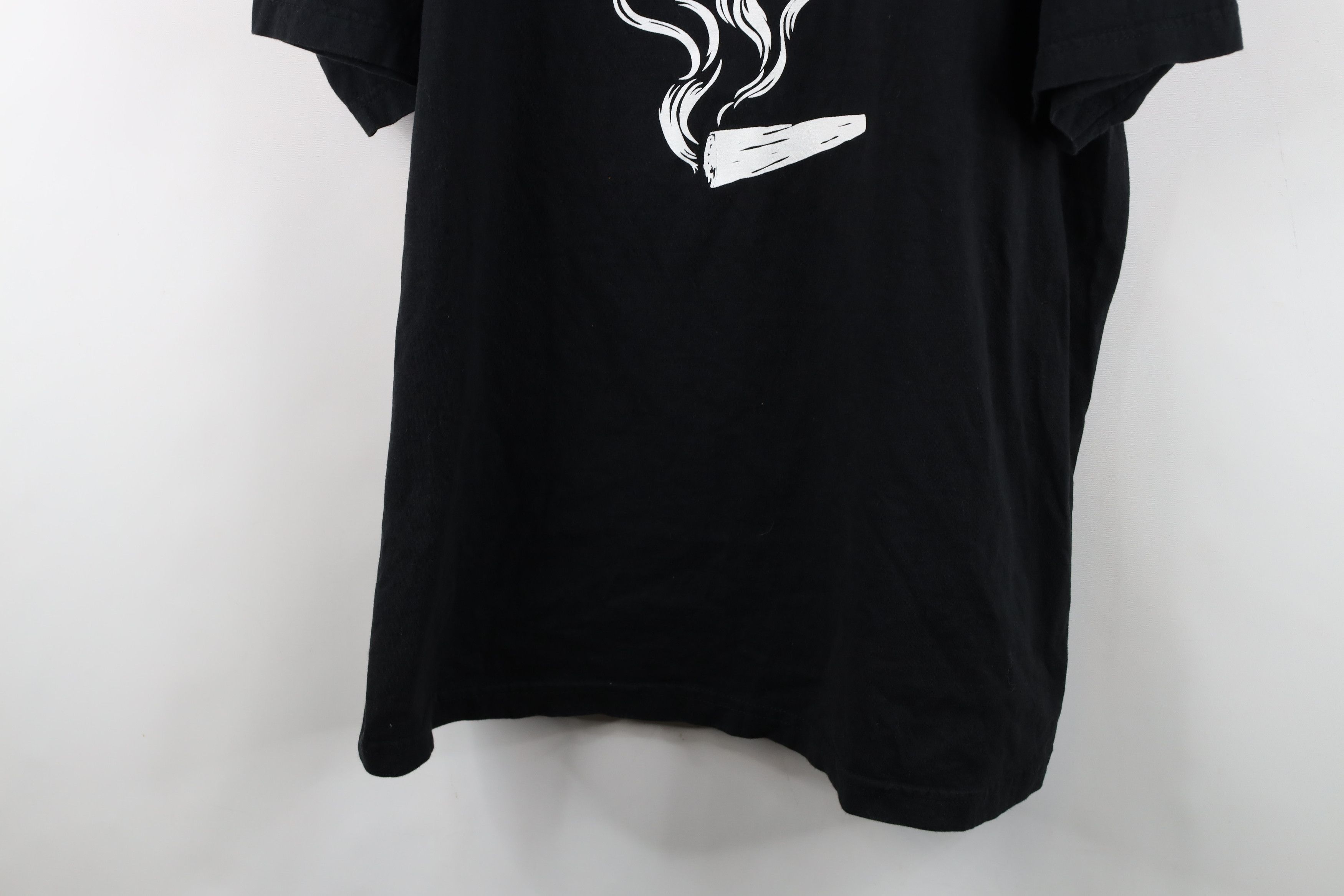 Vintage Vintage 90s Entered The Fatty Zone Blunt Weed T-Shirt Black Size US XL / EU 56 / 4 - 3 Thumbnail