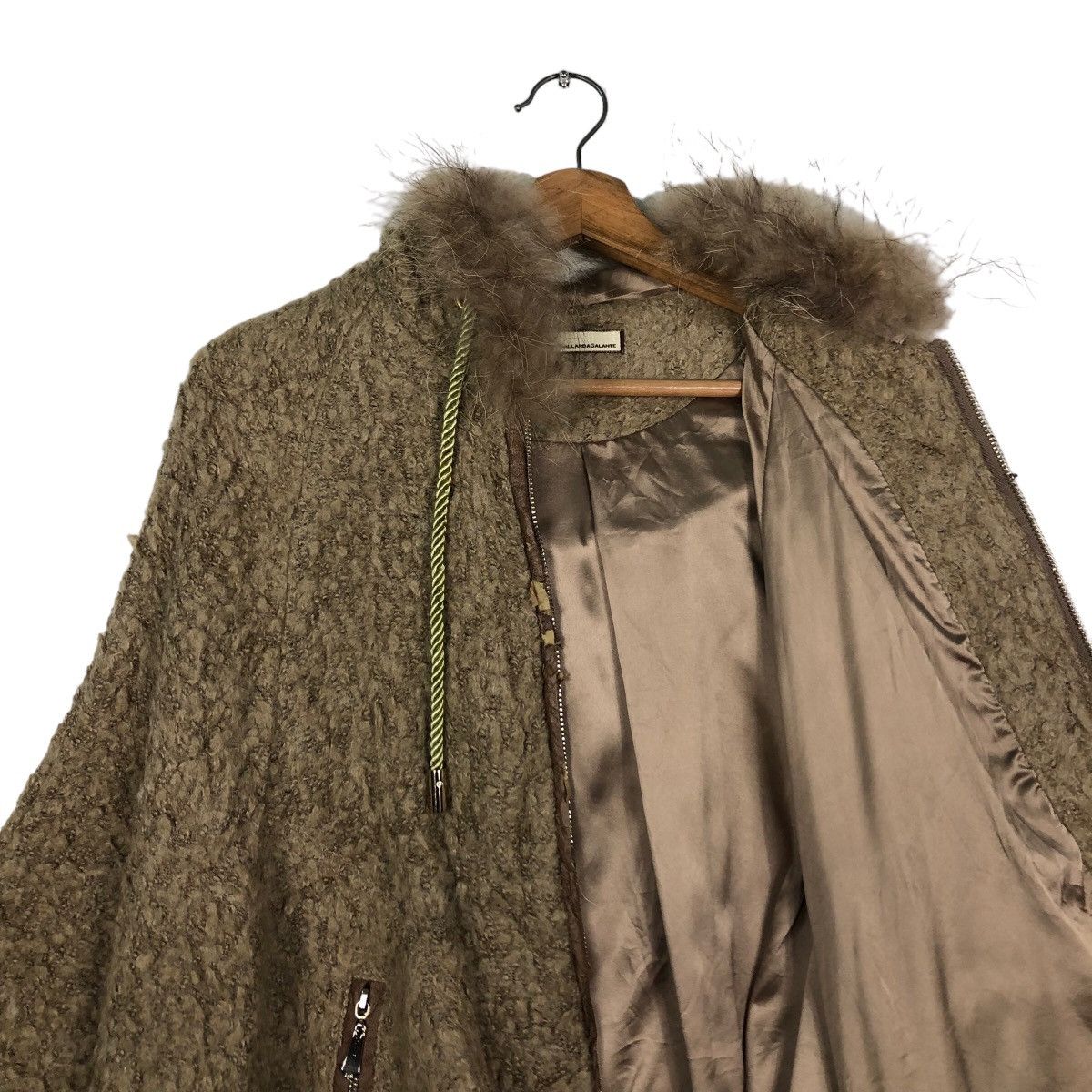 Japanese Brand 🔥VINTAGE OVERSIZED JACKET GALLARDAGALANTE MINK FUR HOODIE Size US M / EU 48-50 / 2 - 13 Thumbnail