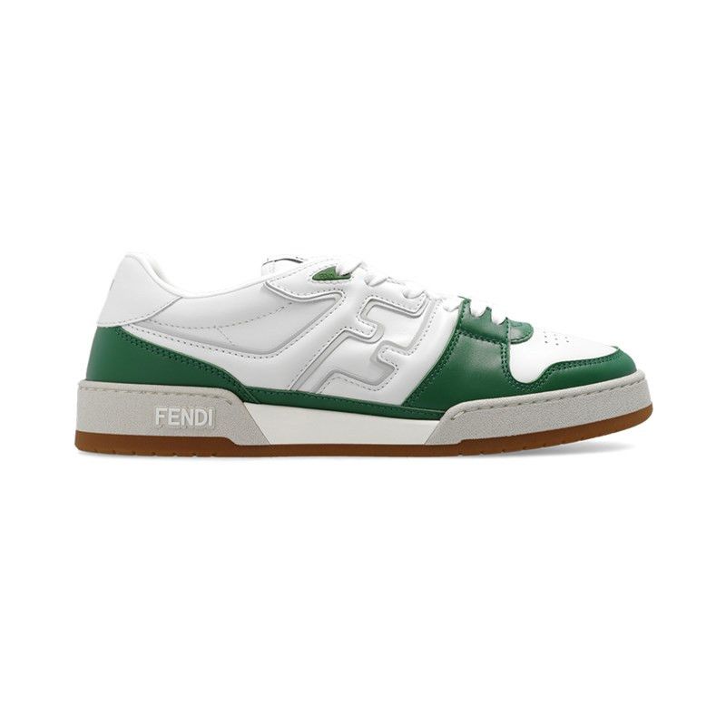 o1s1wg111125 Match Low-Top Sneakers in White/Green