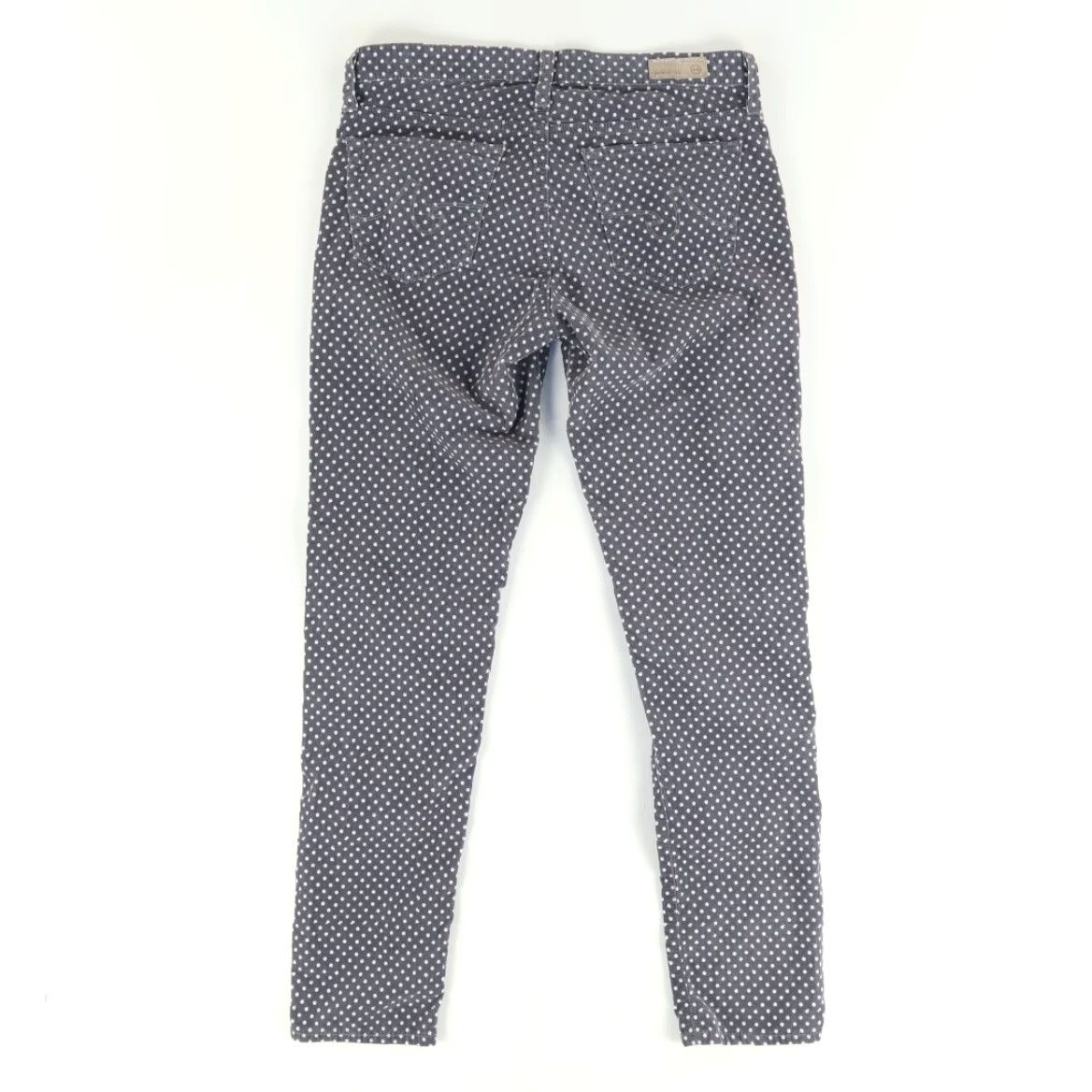 Velvet Adriano Goldschmied Stevie Ankle Velvet Dotted Jeans Blue Women's 28 Size 28" / US 6 / IT 42 - 4 Thumbnail