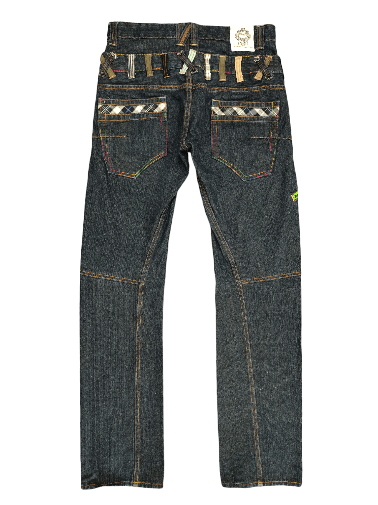 Comme des Garcons × Undercover Memory Special Double Waist Spiral Cut Denim Jeans Size US 31 - 9 Thumbnail