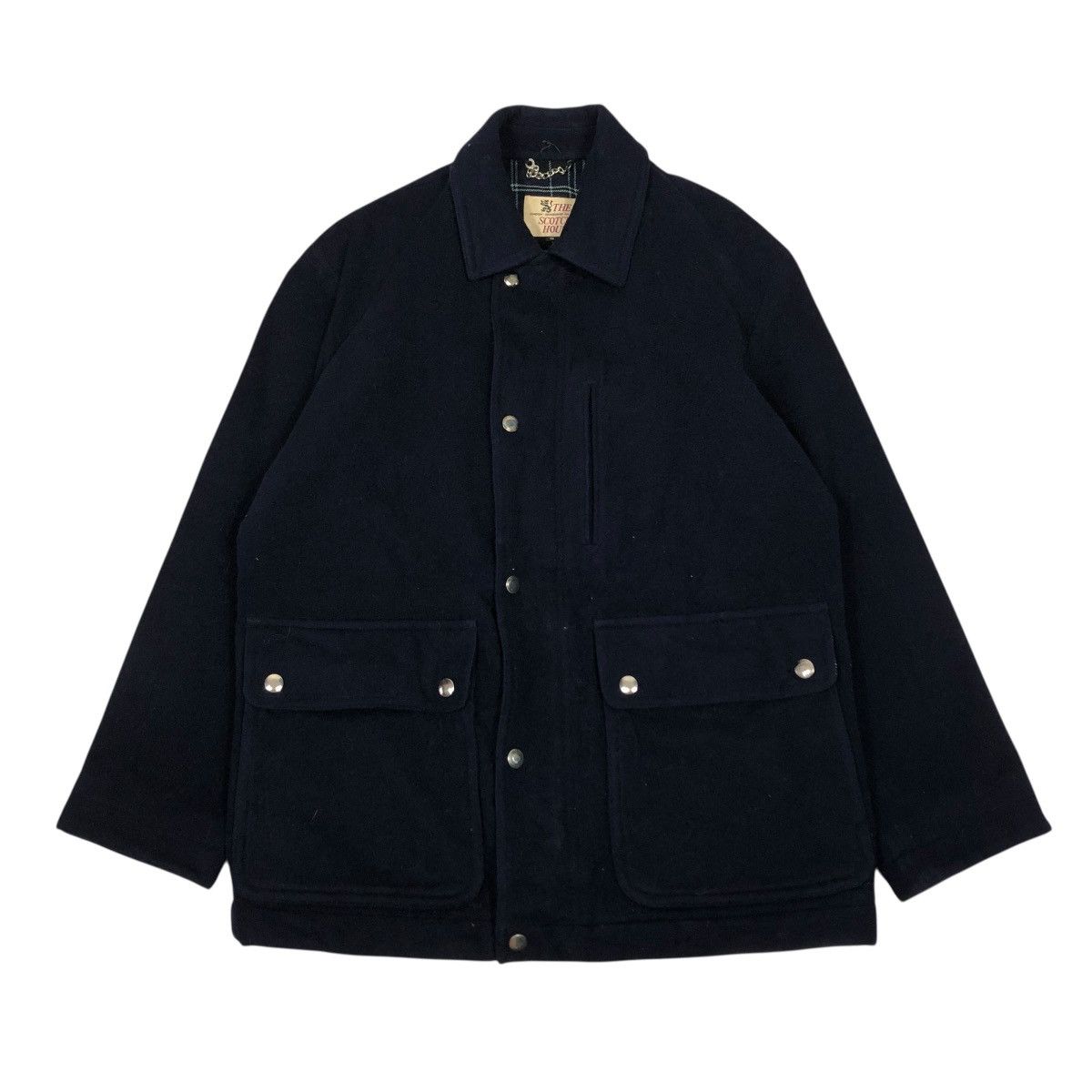 Japanese Brand WOOL HUNTING BLANKET JACKET TARTAN SCOTCH HOUSE ISSEY MIYAKE Size US S / EU 44-46 / 1 - 2 Thumbnail