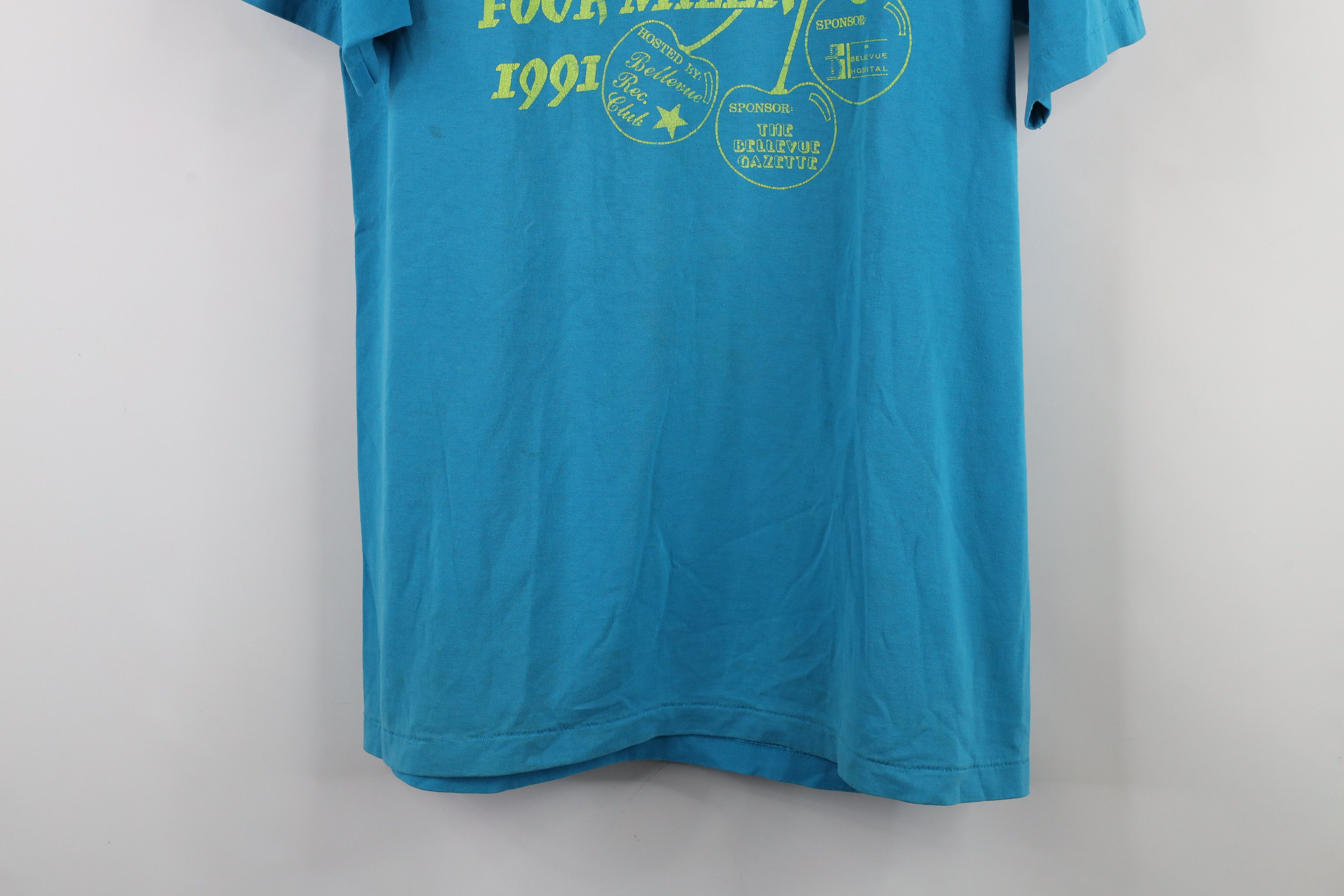 Vintage Vintage 90s Cherry Festival 4 Miler Run Race T-Shirt USA Size US L / EU 52-54 / 3 - 3 Thumbnail