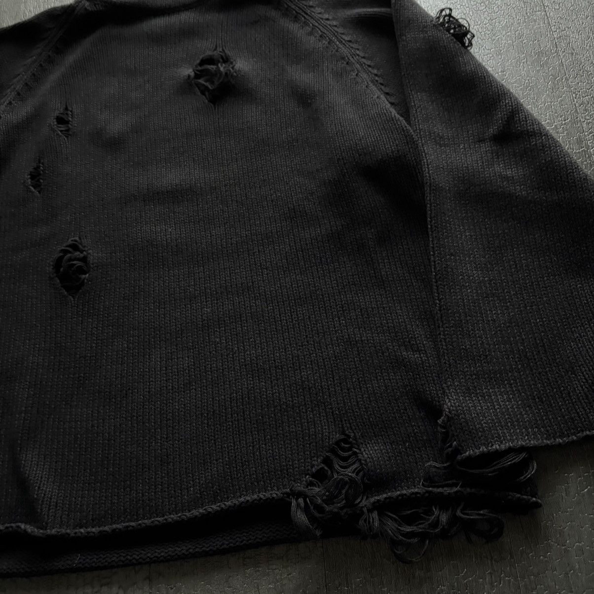 Number (N)ine Number Nine Vintage Washed Distressed Knit sweater stk Size US L / EU 52-54 / 3 - 4 Thumbnail