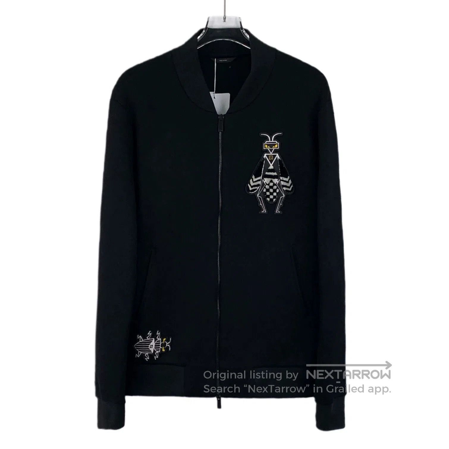 Fendi fendi black zipper long sleeve jacket. Size US S / EU 44-46 / 1 - 1 Thumbnail