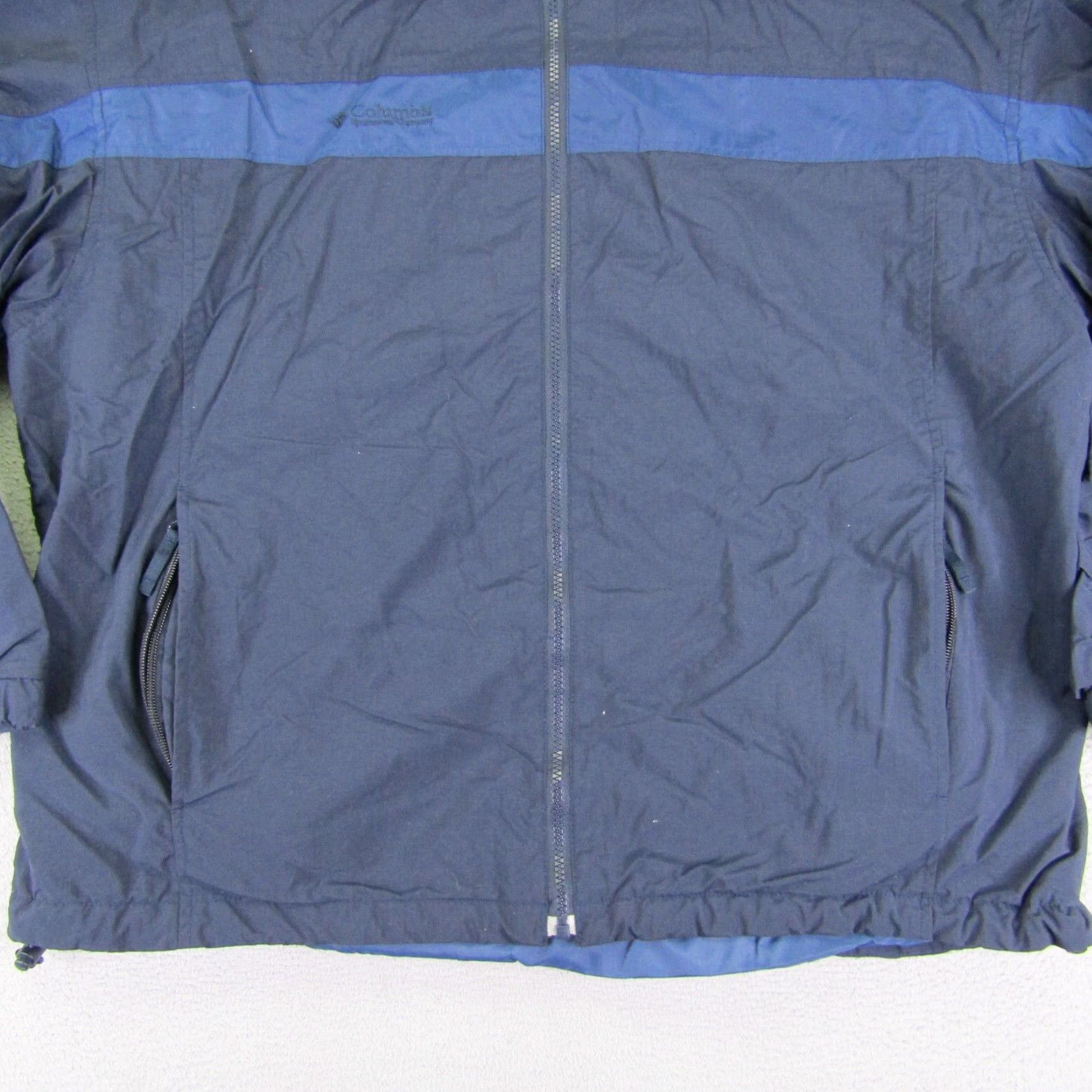 Vintage VINTAGE Columbia Jacket Mens Large Blue Interchange Fleece Lined Zip Up Waterproof Coat Size US L / EU 52-54 / 3 - 3 Thumbnail