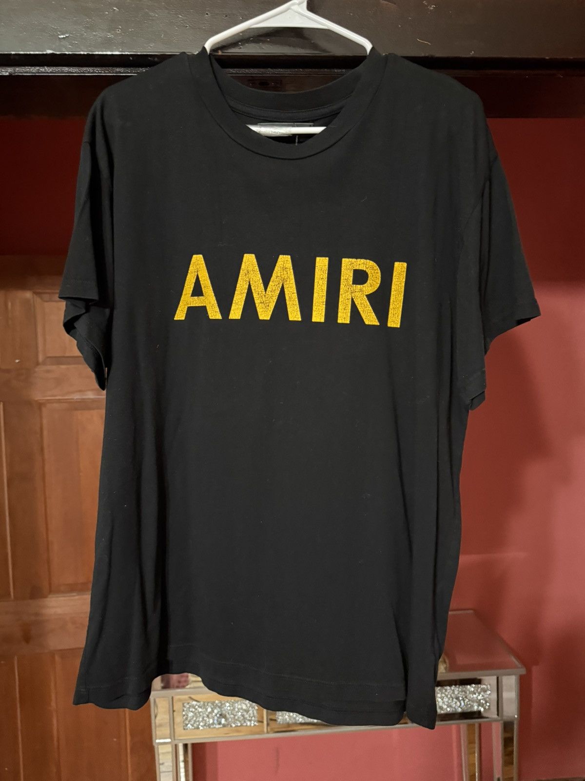 Amiri Amiri Distressed Stars Logo Tee | Grailed