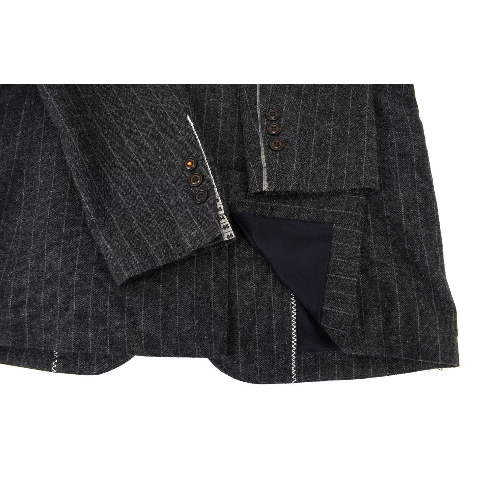 Hugo Boss HUGO BOSS Blazer Men US 42R Wool Blend Pinstripe Slim Notch Lapel Orange Label Beneslim7 Shirt Size 42R - 7 Thumbnail