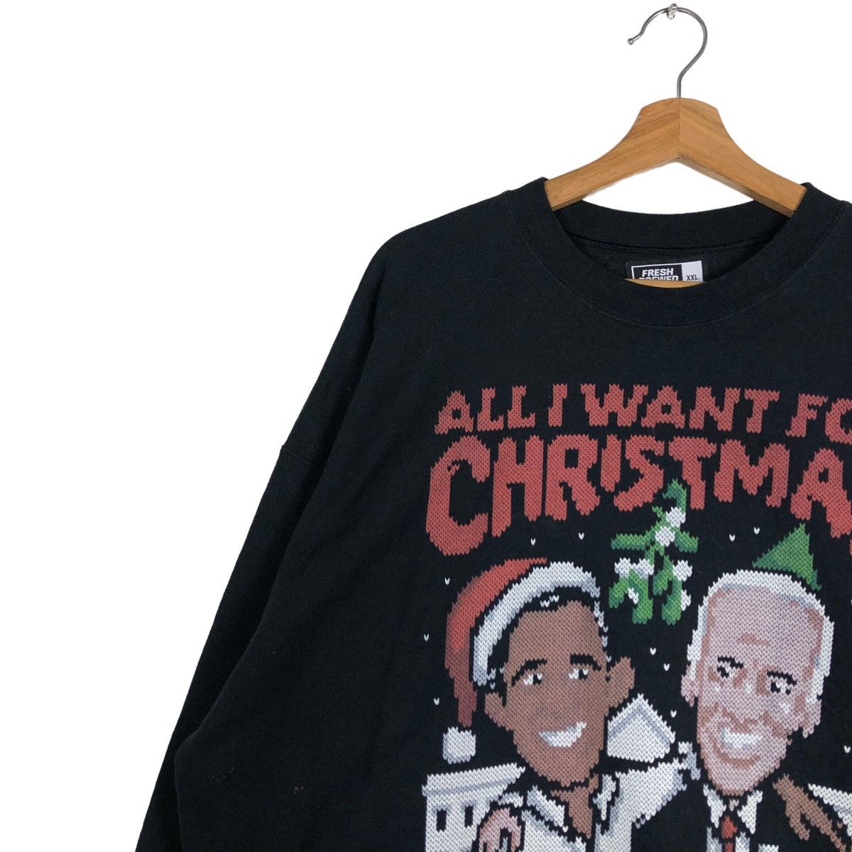 Japanese Brand 🔥Vintage Sweatshirt Christmas Big Logo Design Size US XXL / EU 58 / 5 - 6 Thumbnail