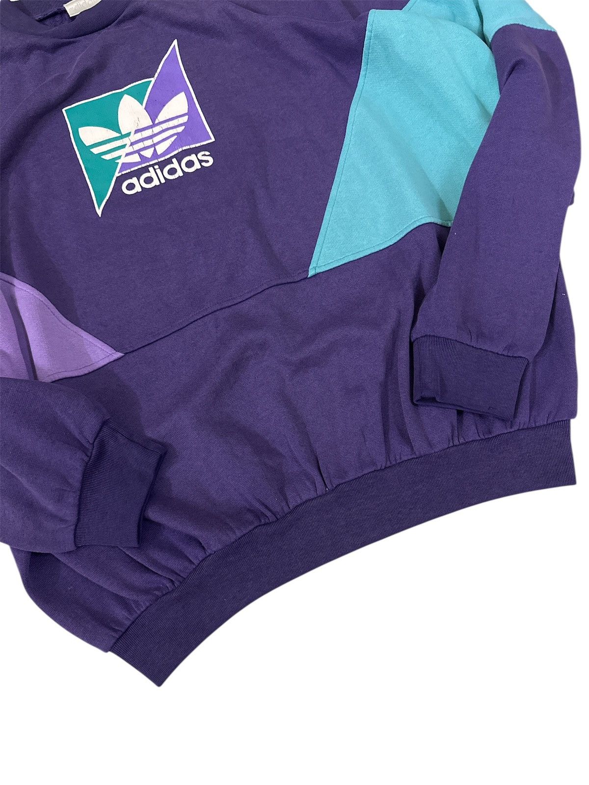 Rick Owens Vintage Adidas Trefoil Crewneck Sweatshirt Raf Simon Goa Lgb Size US XL / EU 56 / 4 - 4 Thumbnail