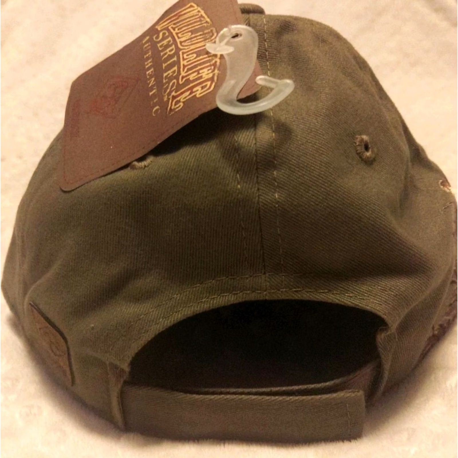 Vintage Dri Duck Wildlife Series Hat Adult Adjustable Strapback Cap Brown Tan Deer Hunting Canvas 80s Vintage USA Mens Womens Unisex Accessories Cap Size ONE SIZE - 7 Thumbnail