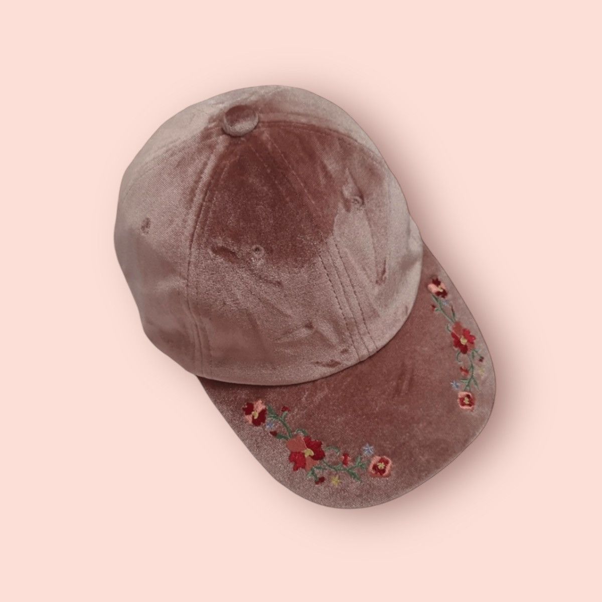Japanese Brand × Velvet × Vintage VINTAGE VELVET SUKAJAN EMBROIDERED SAKURA JAPAN STRAPBACK Size ONE SIZE - 12 Thumbnail