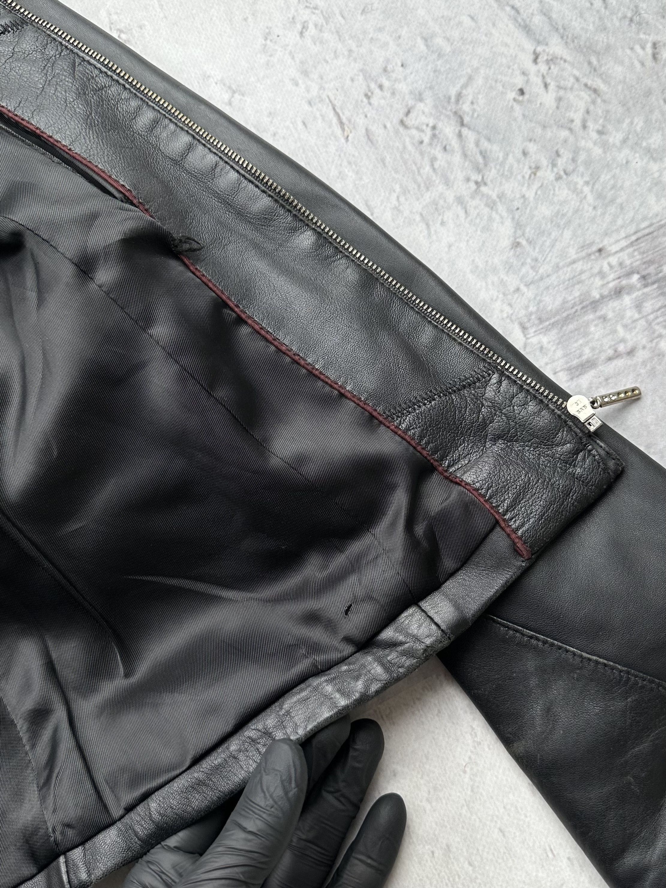Japanese Brand Vintage Leather Jacket A337D15(23) Size S / US 4 / IT 40 - 6 Thumbnail