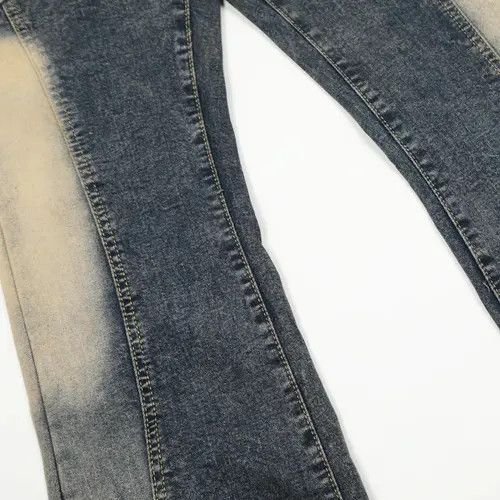 VIBE #25 Patchwork Jeans Washed Vintage Distressed Size US 27 - 4 Thumbnail