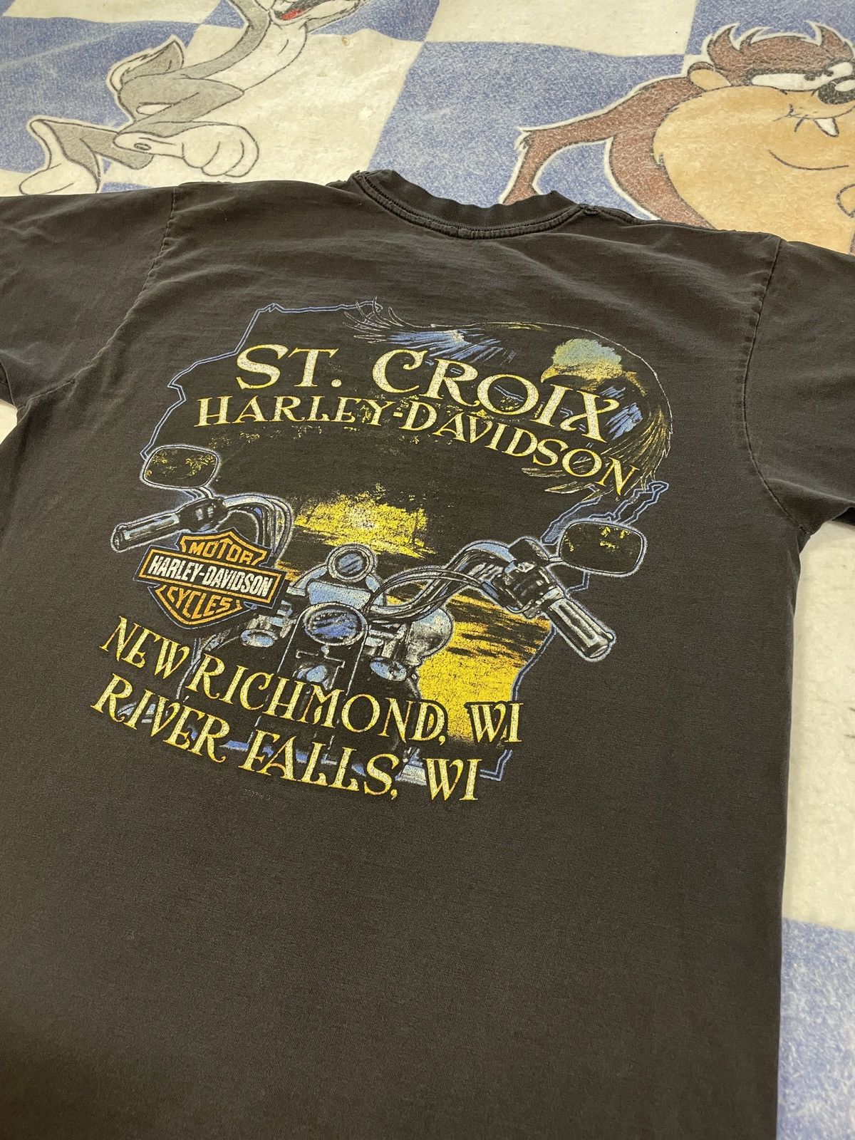Harley Davidson Distressed Harley tee Size US L / EU 52-54 / 3 - 6 Thumbnail
