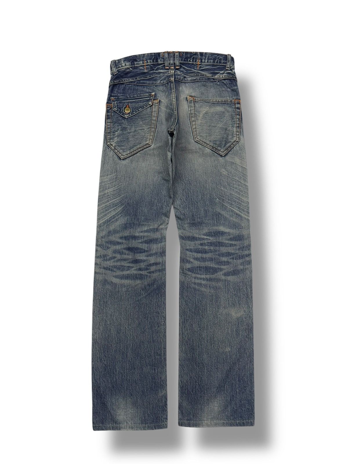 Blue Blue Japan Vintage 00s Blue Way Jeans | Made In Nippon Japan | W30 Size US 30 / EU 46 - 3 Thumbnail