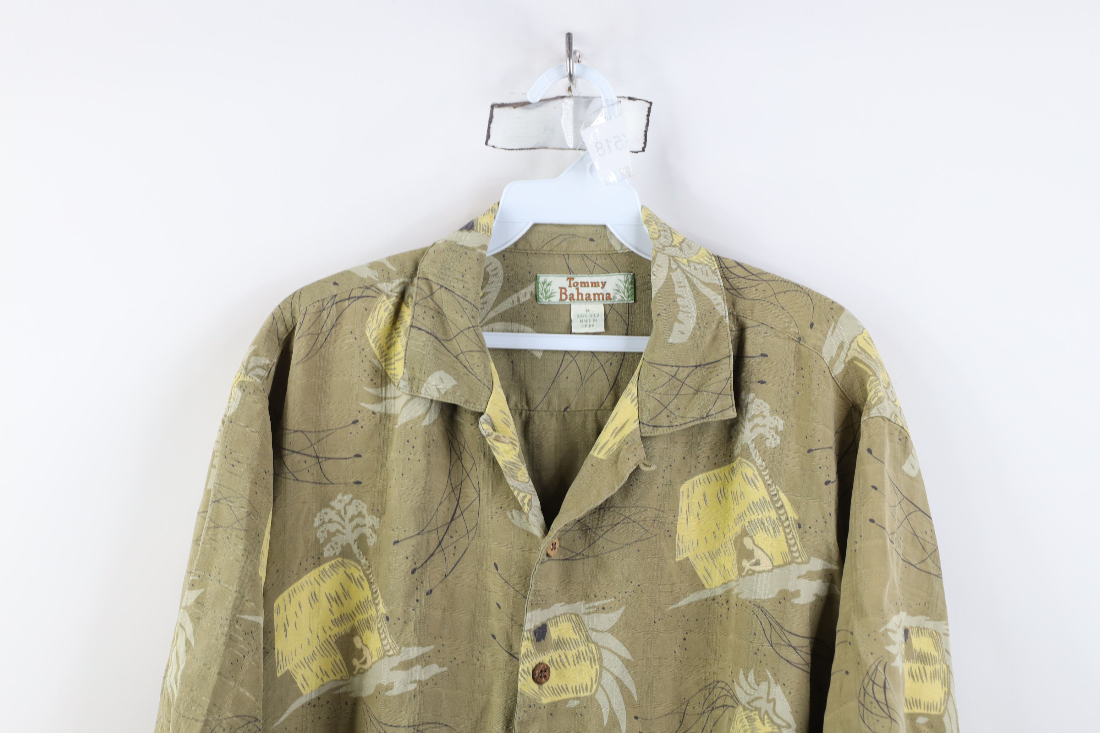 Tommy Bahama Vintage 90s Tommy Bahama Beach Hut Hawaiian Button Shirt Size US M / EU 48-50 / 2 - 2 Thumbnail